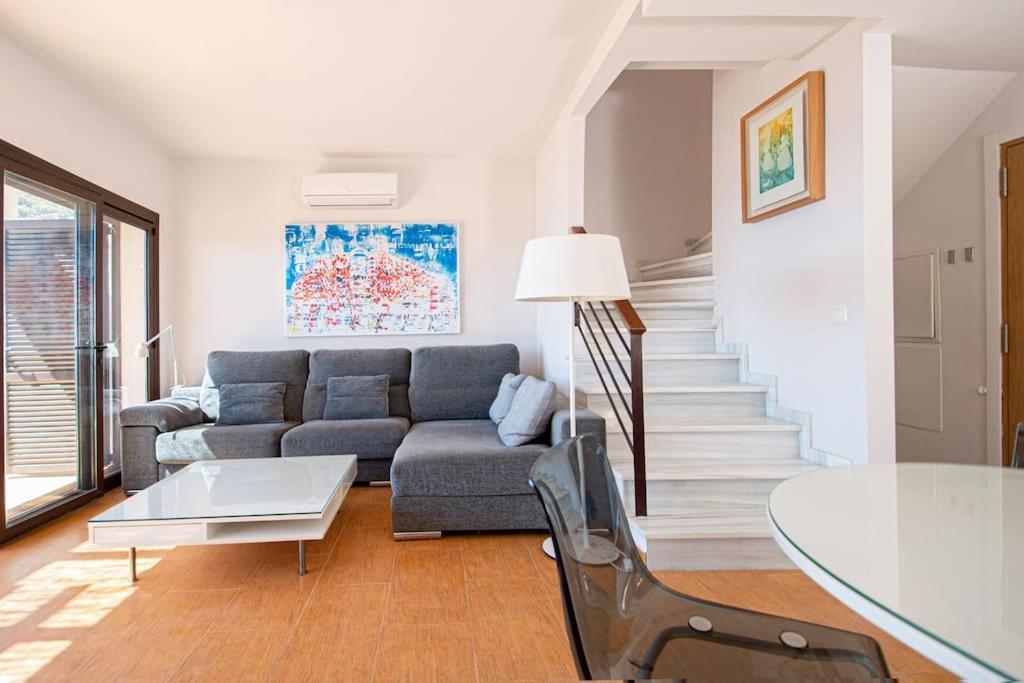 Sunny House With Great Sea Views, 3 Terraces, Private Heated Pool And Sauna La Herradura  Bagian luar foto