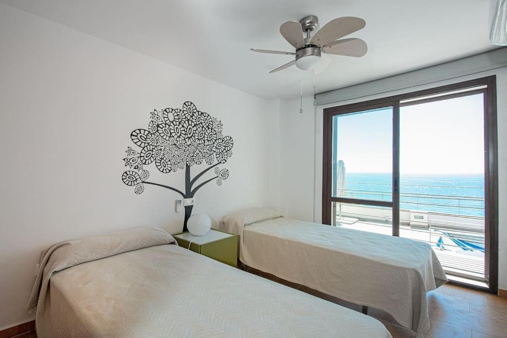 Sunny House With Great Sea Views, 3 Terraces, Private Heated Pool And Sauna La Herradura  Bagian luar foto